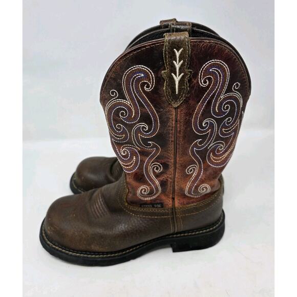 Justin Women’s Gypsy Steel Toe Work Boots Waterproof Work Boots Size 8.5 B - Picture 3 of 11